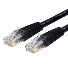 CAT6 RJ45 Moldeado UTP Gigabit CAT6 Patch Cable 15FT Negro